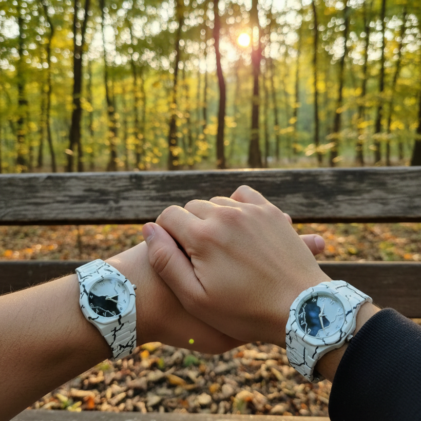 Tiger Aura Pair Watch – Stylish His & Hers Wristwatch Set